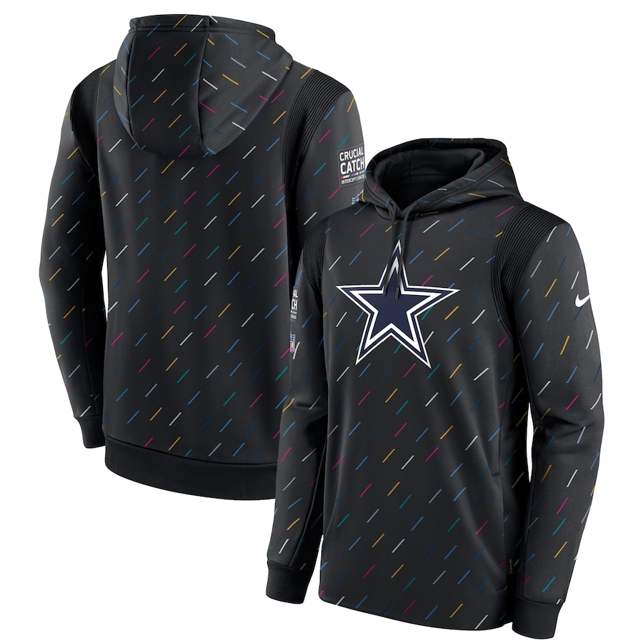 Women NFL Dallas Cowboys 2025 Nike black hoodie